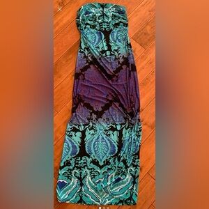 Pink lily strapless dresss